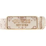 Guess Kadın Carrıe Logo Nt Adj& Kemer - Krem
