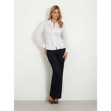 Guess Kadın Cate Beyaz Gömlek - 001-Beyaz