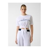 Guess Kadın Crop T-Shirt, Beyaz, M Beden