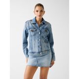 Guess Kadın Denim Ceket, Mavi, XS Beden