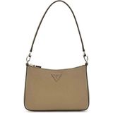 Guess Kadın Eco Jazlynn Top Fermuarlı Omuz Çantası - Haki - Yeşil