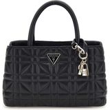 Guess Kadın Edita Elite Satchel Omuz Çantası - Siyah