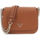 Guess Kadın Fedora Flap Shoulder Bags Omuz Çantası - Taba - Cognac