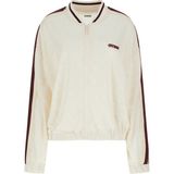 Guess Kadın Jacquard Aktif Bomber Ceket - Krem - XS