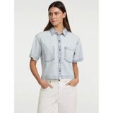 Guess Kadın Mavi Fit Jean Gömlek - Çok Renkli