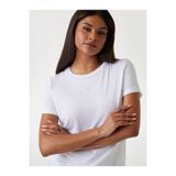 Guess Kadın Modal Karışımlı Regular Fit T-Shirt