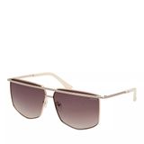 Guess Kadın Rose-Kahverengi Organik Degrade (Uv) Cam Çelik Kapalı Çerçeve Tasarım Güneş Gözlüğü Gu7851 32 Rose Gold