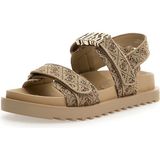 Guess Kadın Sandalet, Kahve - Bej Renk, Konforlu Malzeme ile Modern Stil