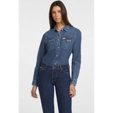 Guess Kadın Slim Uzun Kol Denim Gömlek