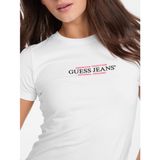 Guess Kadın T-Shirt W4YI04J1314, Beyaz, M