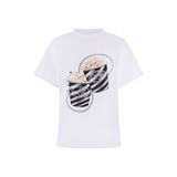 GUESS Kadın tişörtü, beyaz baskılı ES26GU28 W6RI28I3Z14