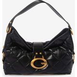 Guess Kadın Vegan Camden Kapitone Omuz Çantası HWQB9308180 - Siyah