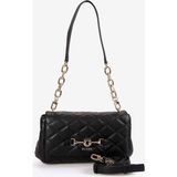 Guess Kadın Vegan Frances Kapitone Omuz Çantası HWQG2241190 - Siyah
