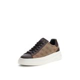Guess Kahve-Bej Erkek deri Sneaker ELBA