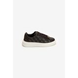 Guess Kahverengi Erkek deri Sneaker ELBA