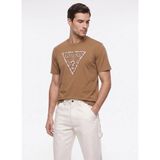 Guess Kahverengi Erkek T-Shirt M6YI47K4233-G1N9 Leave T-Shirt - XL