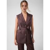 Guess Kahverengi Kadın Yelek W6GN05W1760 - M