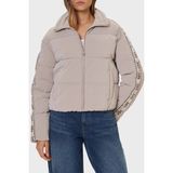 Guess Kapitoneli Logolu Regular Fit Dik Yaka Şişme Mont V5BL11WGYC2 Bayan Mont V5BL11 Wgyc2 A12B - Pudra