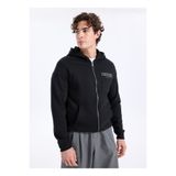 Guess Kapüşon Yaka Siyah Erkek Sweatshırt M5BQ48K9Z21-JBLK Poly Erkek Sweatsh