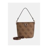 Guess Karnilla Logolu Büzgülü Kadın Kahverengi El Çantası HWOS9901010-LGW