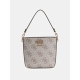 Guess Karnilla Logolu Büzgülü Kadın Krrem El Çantası HWOS9901010-DKO - Siyah