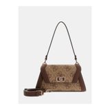 Guess Karnilla Logolu Kapaklı Omuz Kadın Kahverengi El Çantası HWOS9901190-LGW