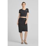 Guess Karole Kadın Modal Karışımlı Kalem Etek - Siyah - XS
