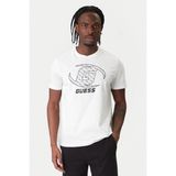 Guess Kele Bisiklet Yaka Kısa Kollu Erkek Beyaz T-Shirt Z6RI06I3Z14-G011 - M