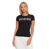 Guess Kiara Aktif Regular Fit T-Shirt, XS, V4BI16KCIV1, Siyah, Kadın