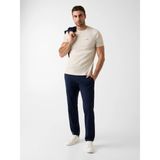 Guess Kısa Kollu Bisiklet Yaka Yeni Teknik Esnek Erkek Krem T-Shirt M6RI19KD202-G1I6