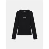 Guess Kısa Kollu Bisiklet Yaka Yıldız Nakışlı T-Shirt, L, P69630S7202, Krem, Kadın