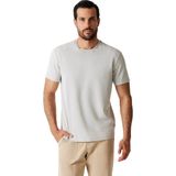 Guess Kısa Kollu Blake Dokulu Bisiklet Yaka Erkek Gri T-Shirt M6RP33KB170-A92E - XL