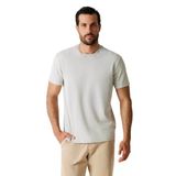 Guess Kısa Kollu Blake Dokulu Bisiklet Yaka Erkek Gri T-Shirt M6RP33KB170-A92E