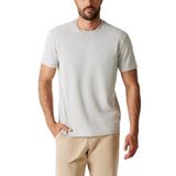 Guess Kısa Kollu Blake Dokulu Bisiklet Yaka T-Shirt, M, P69522S3349, Gri, Erkek
