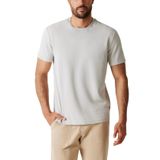 Guess Kısa Kollu Blake Dokulu Bisiklet Yaka T-Shirt, S, P69522S3349, Gri, Erkek
