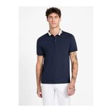 Guess Kısa Kollu Paul Yakalı Polo Yakalı Erkek Lacivert Polo T-shirt M6RP47KARS2-G7V2