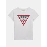 Guess Kız Çocuk Regular Fit Pamuk T-Shirt Kısa Kol Casual Tarz Beyaz Renk - 7 Yaş