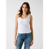 Guess Kolsuz Tamamı 4G Logolu Kadın Beyaz Bluz W6gp10k2932-G011