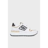 Guess Koyaa 4g Logolu Kalın Taban Sneaker Ayakkabı FLJKOYELE12 Bayan Ayakkabı Fljkoy ELE12 Whbro - Beyaz - Kahverengi