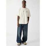 Guess Krem Erkek Regular Fit Taşlamalı T-Shirt M6RI55K8FQ4-G053 Krem T-Shirt
