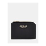Guess Laurel II Kadın Cüzdan, Siyah, Saffiano Dokulu, Fermuarlı