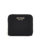 GUESS Laurel II SLG Küçük Fermuarlı Cüzdan Siyah Bozuk Para Cüzdanı
