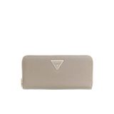 Guess Laurel II Üçgen Logolu Büyük Boy Kadın Cüzdanı, Vizon, Fermuarlı