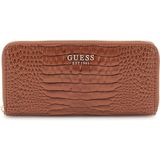 Guess Laurel Timsah Desenli Kadın Cüzdan SWCZ8500146 - Cognac