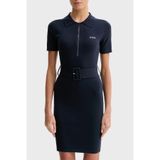 Guess Laurene Slim Fit Kemer Detaylı Fermuarlı Polo Yaka Triko Elbise V6RK08Z4642 Bayan ELBİSE V6RK08 Z4642 G7R1