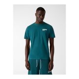 Guess Lauro Regular Fit Erkek T-Shirt, Petrol, L Beden