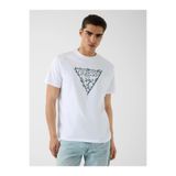Guess Leave Regular Fit T-Shirt, L, P72047S881, Beyaz, Erkek