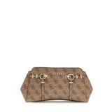 GUESS LEONA LOGO GIRLFRIEND XBODY KADIN BASKILI KAHVE ÇANTASI SG991712-LT