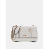 Guess Leona Logolu Dönüştürülebilir Kapaklı Çapraz Askılı Kadın Mavi Omuz Çantası HWSG9917210-BNN