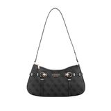 GUESS Leona Logolu Omuz Çantası BNN - BONE LOGO One Size, Clo - Coal Logo, Tek Beden